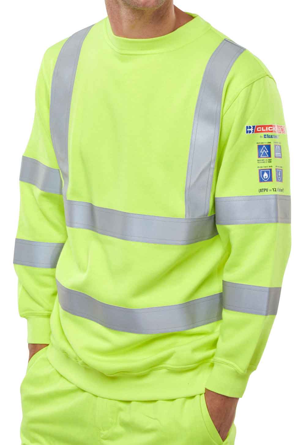 Beeswift ARC CARC8 Arc Compliant Sat Yellow Sweatshirt