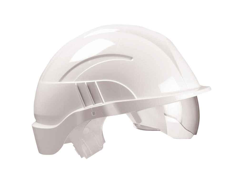 Centurion Vision Plus Safety Helmet Blue C/W Integrated Visor