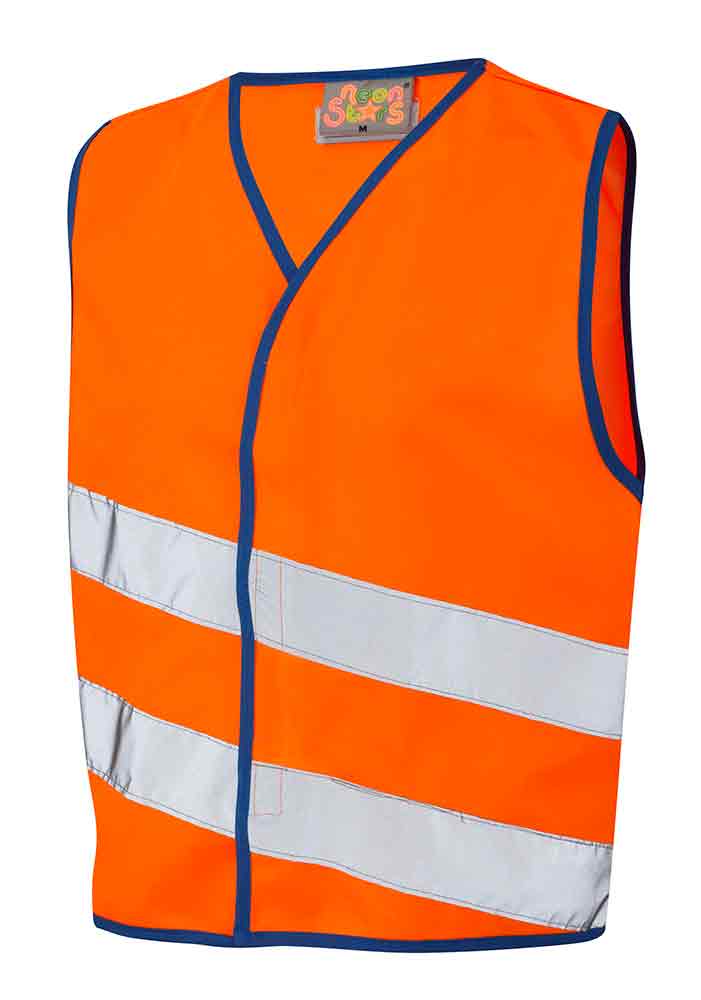 Leo Neonstars EcoViz Children's Waistcoat (EN 17353)
