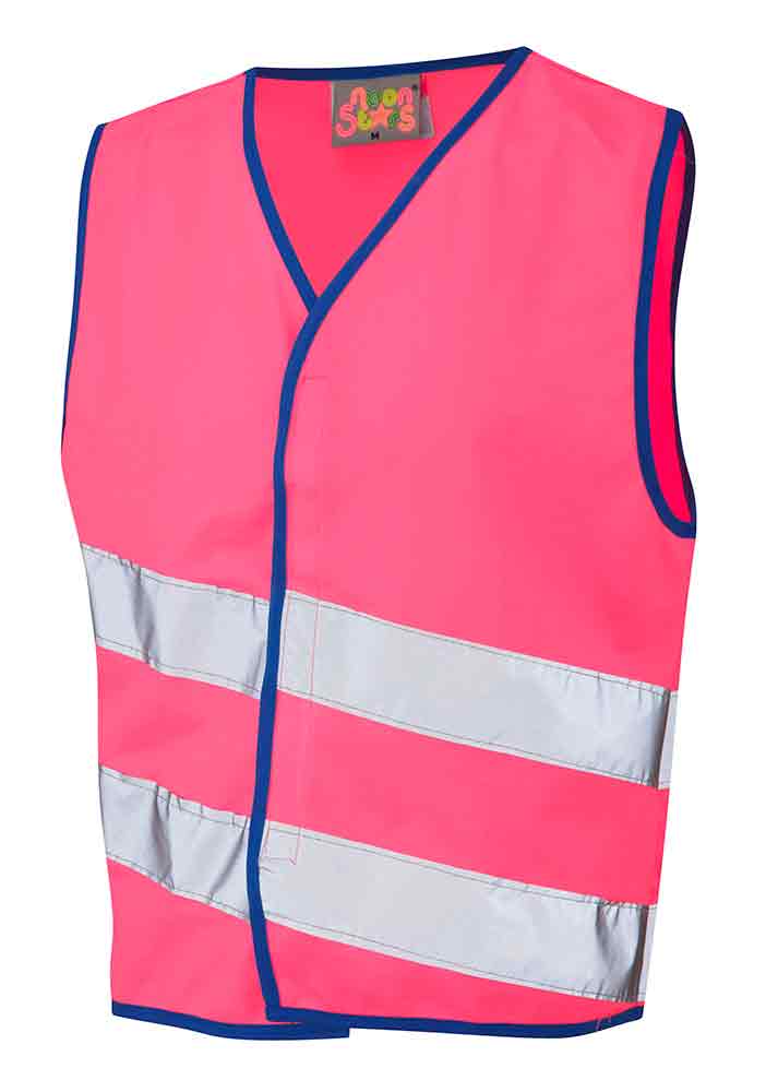 Leo Neonstars EcoViz Children's Waistcoat (EN 17353)