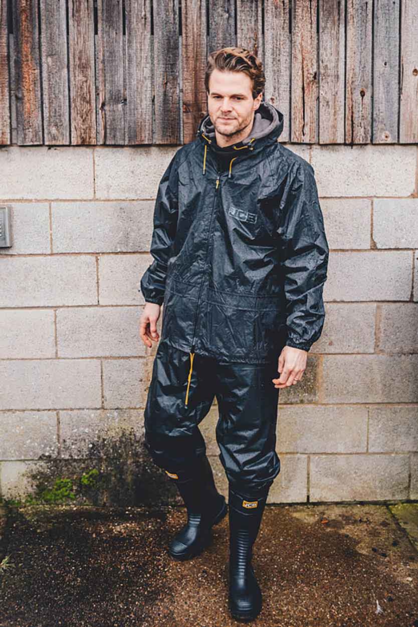 JCB Workwear Two-Piece Rainsuit