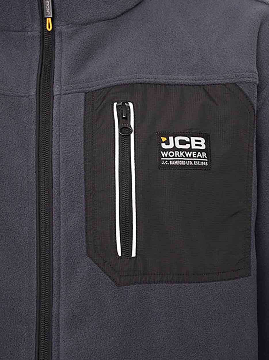 JCB Workwear Trade Fleece Jacket Full Zip