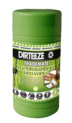 Dirteeze DGBCL80 Trademate Bamboo Rayon Wipes (Tub 80)