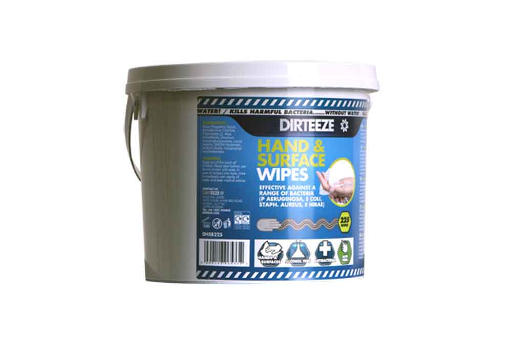 Dirteeze DHSB225 Hand And Surface Wipes Bucket