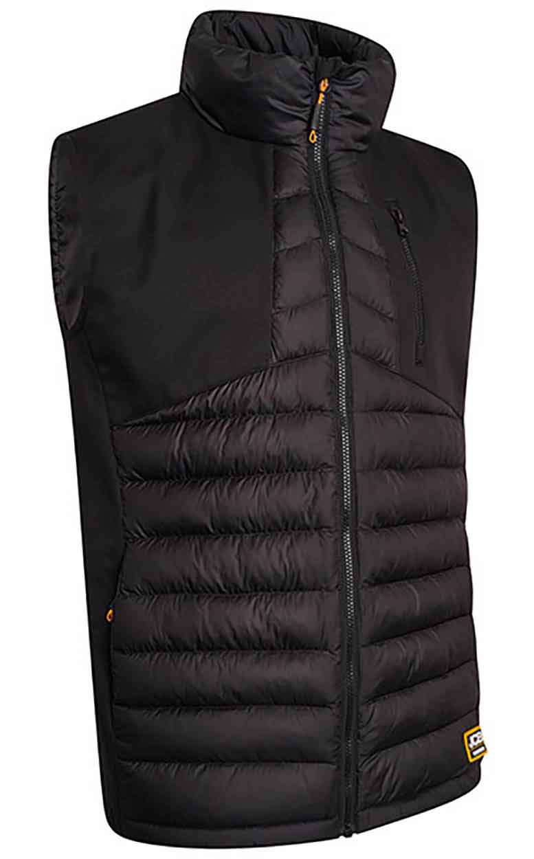 JCB Workwear Trade Hybrid Padded Gilet