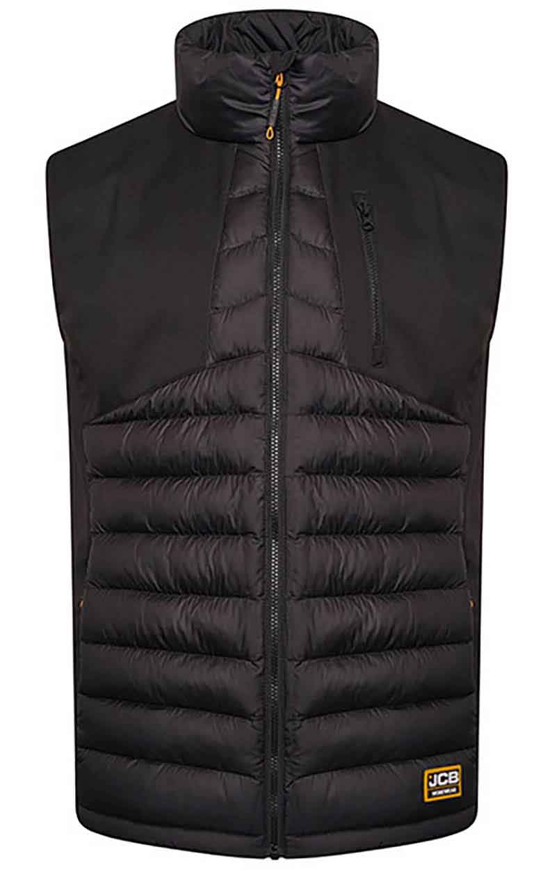 JCB Workwear Trade Hybrid Padded Gilet