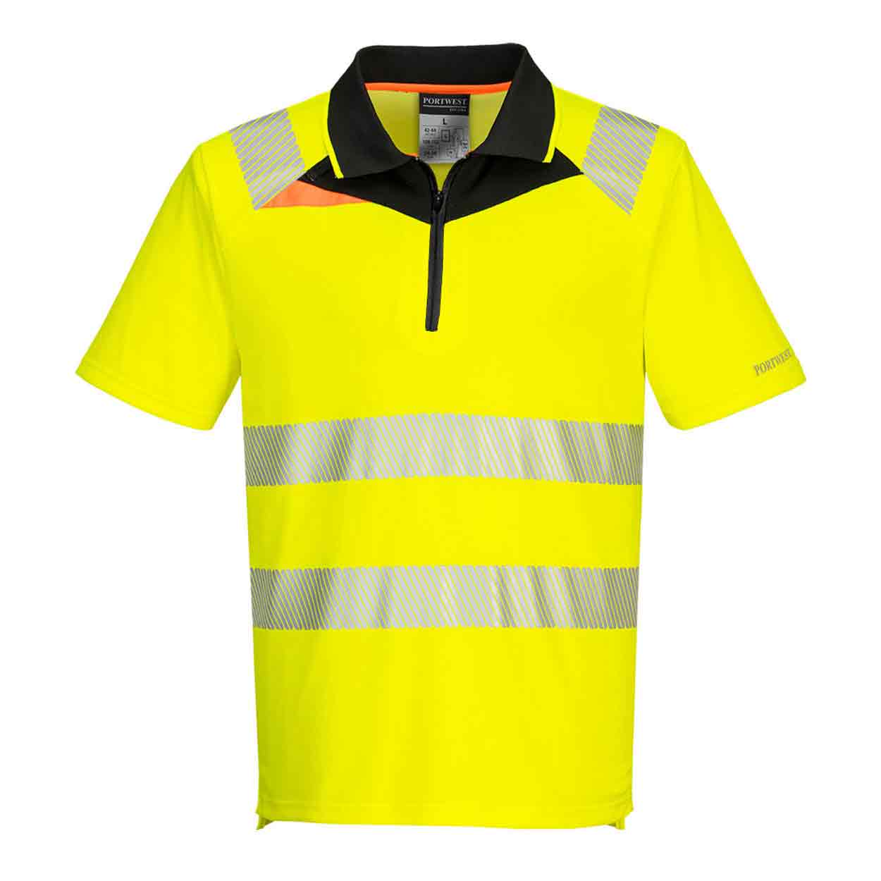 Portwest DX412 Hi-Vis Polo Shirt S/S
