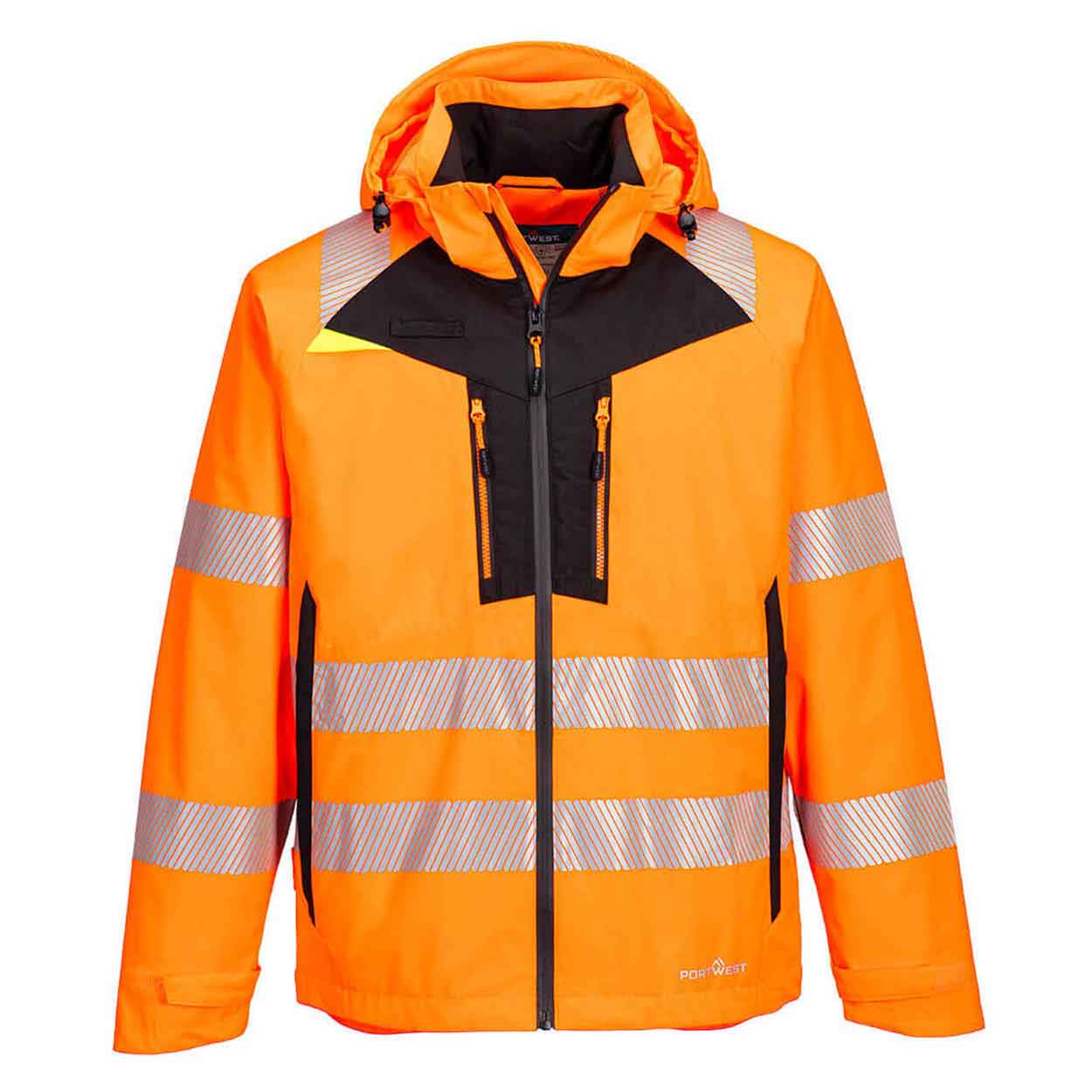 Portwest DX462 DX4 Hi-Vis Shell Rain Jacket