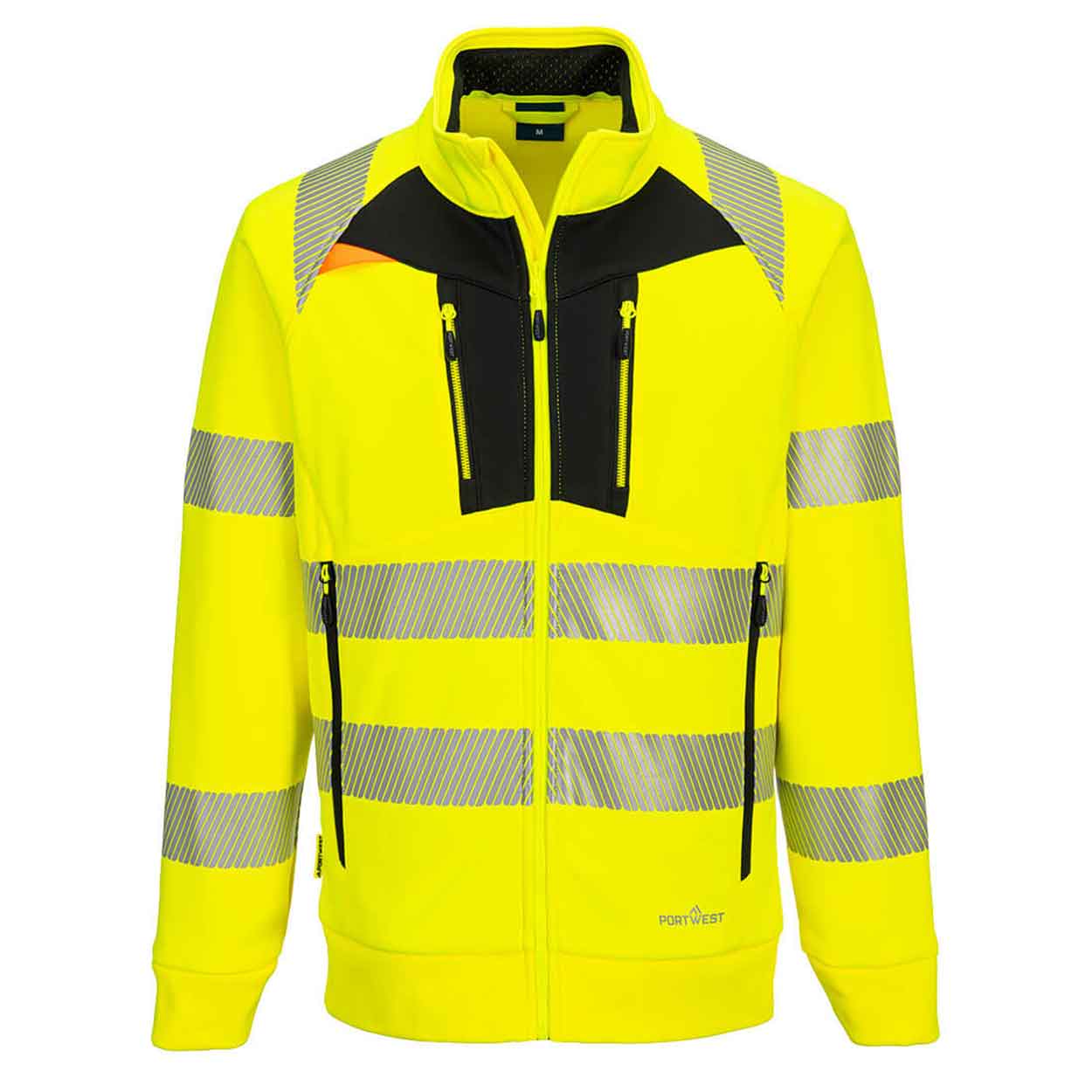 Portwest DX477 DX4 Hi-Vis Funnel Neck Sweatshirt