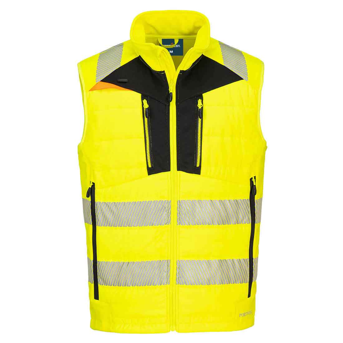 Portwest DX479 DX4 Hi-Vis Softshell Bodywarmer