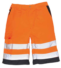 Portwest E043 Hi-Vis Poly-cotton Shorts