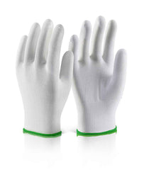 Beeswift Polyester Knitted Liner Glove Pack of 10
