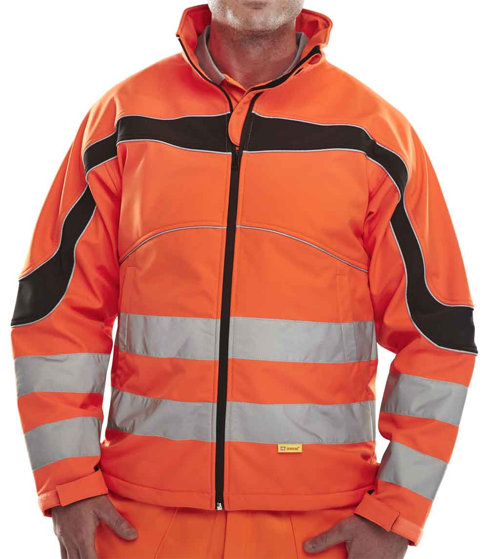 Beeswift ET41OR Eton Soft Shell Jacket Orange