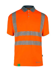Envirowear EWCPKSS Recyclable Hi-Vis Polo Shirt