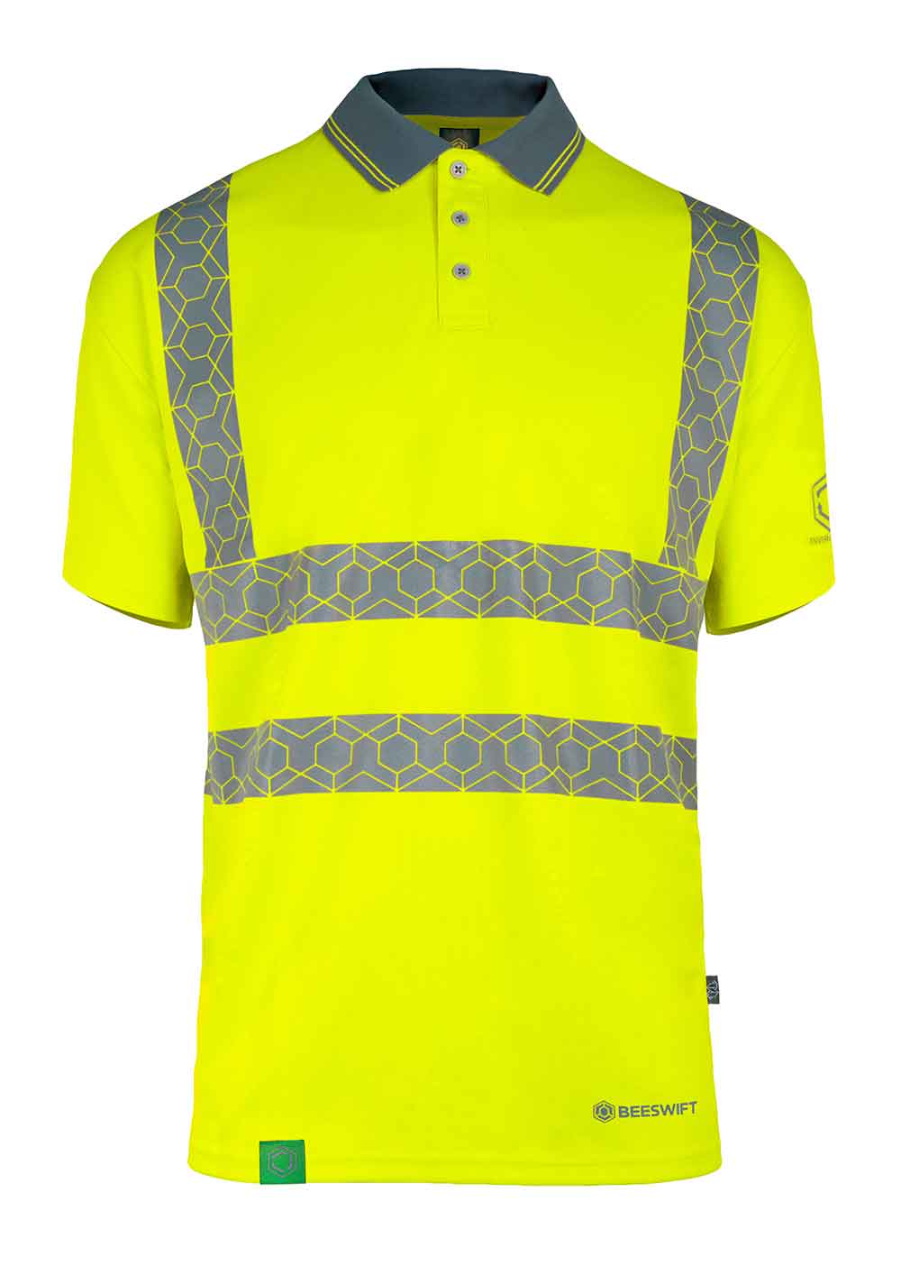 Envirowear EWCPKSS Recyclable Hi-Vis Polo Shirt