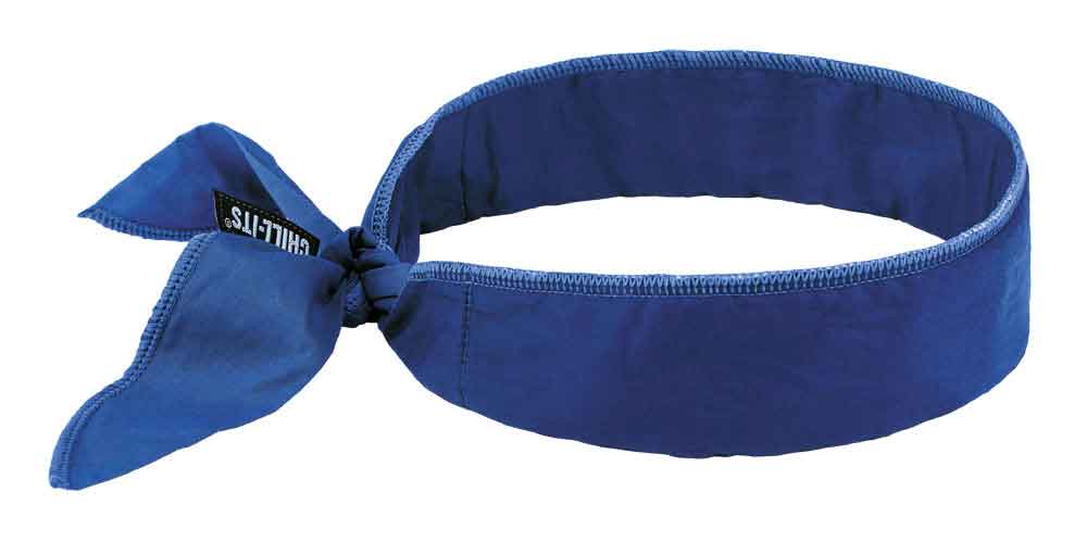 Ergodyne EY6702B Evaporative Cooling Bandana Blue