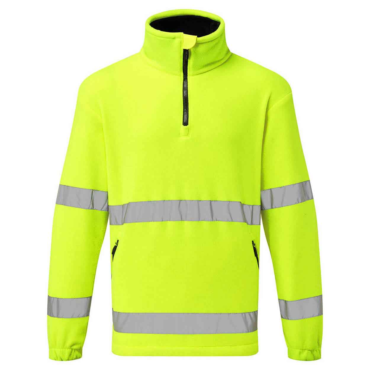 Portwest F302 Hi-Vis 1/2 Zip Fleece