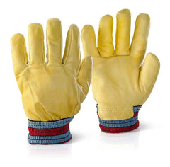 Beeswift Fleece Lined Leather Glove Pack of 10