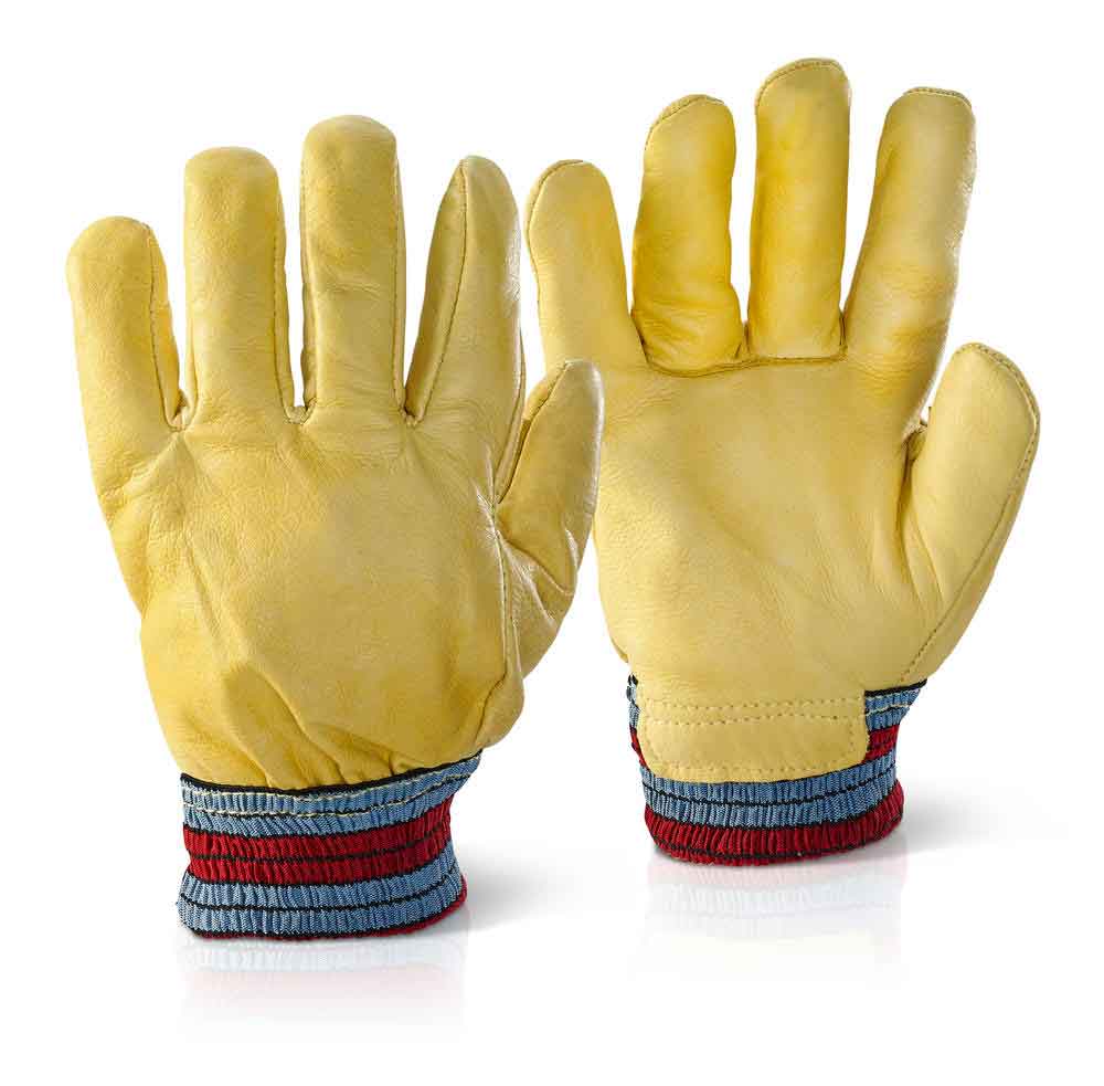 Beeswift Fleece Lined Leather Glove Pack of 10