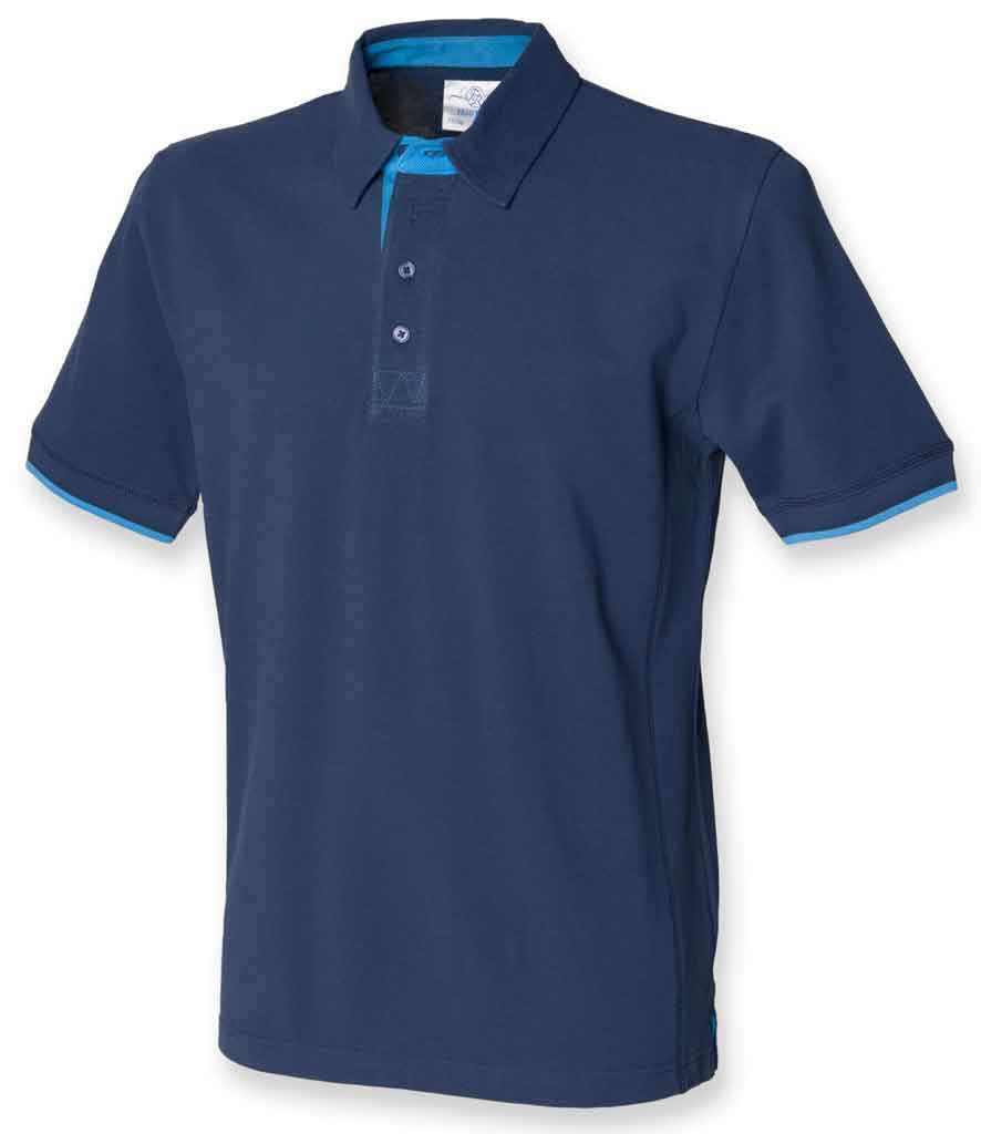 Front Row FR200 Contrast Pique Polo Shirt