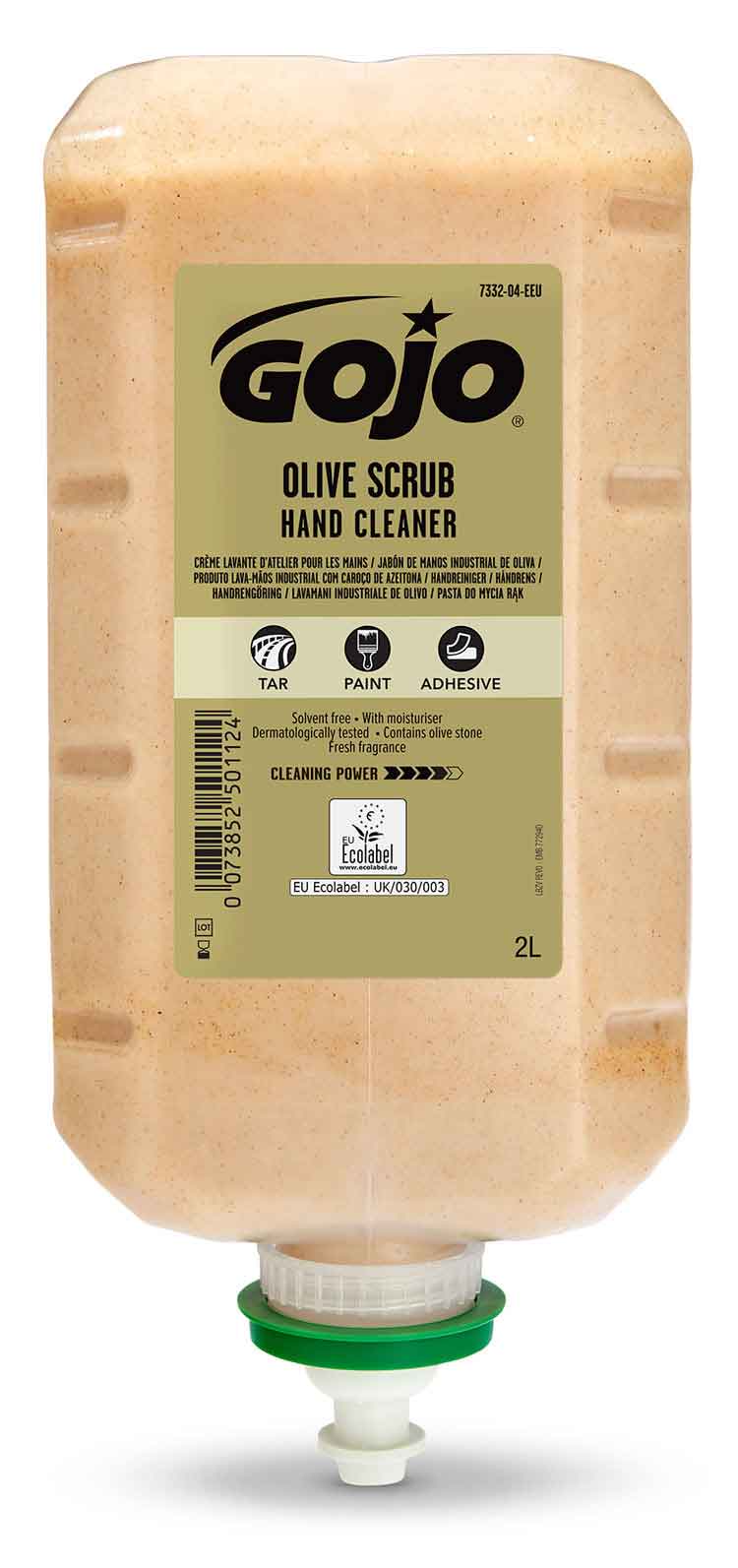 GoJo GJ7332-04 Olive Scrub Hand Cleaner 4X 2000Ml