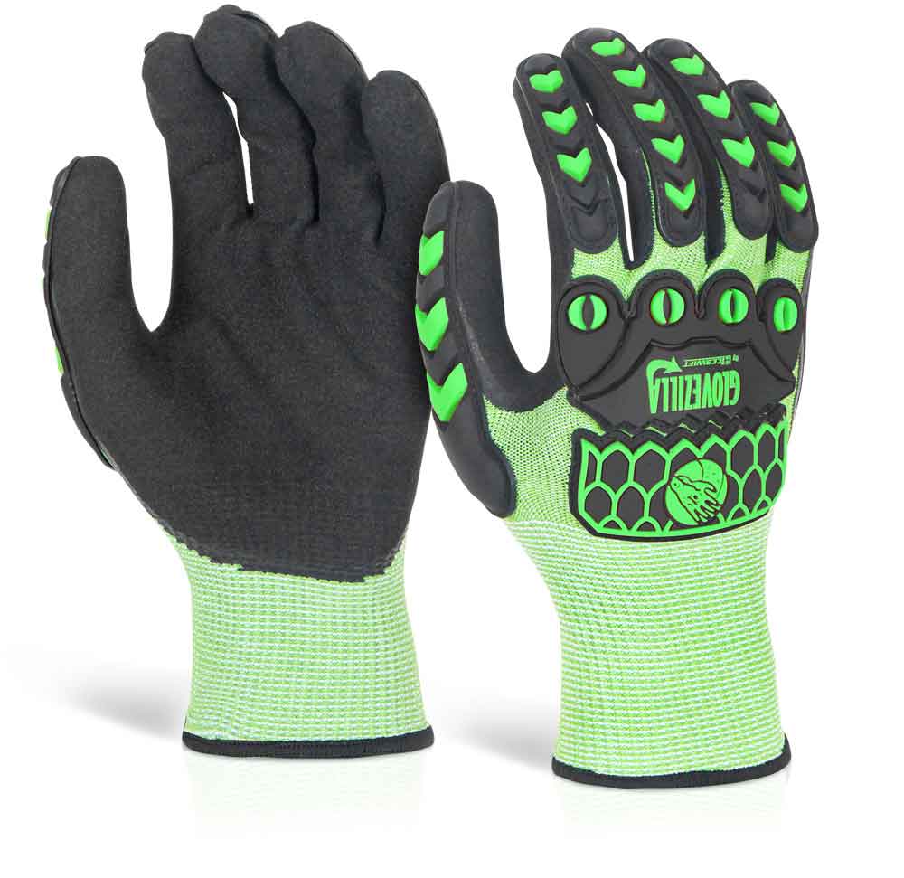 Glovezilla Sandy Nitrile Coated Glove Pair