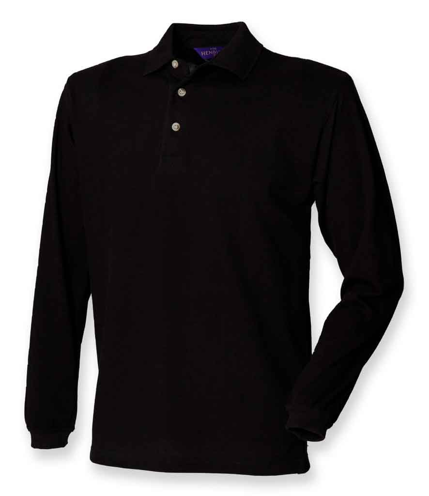 Henbury H105 Classic Long Sleeve Polo