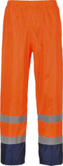 Portwest H444 Hi-Vis Classic Contrast Rain Trouser