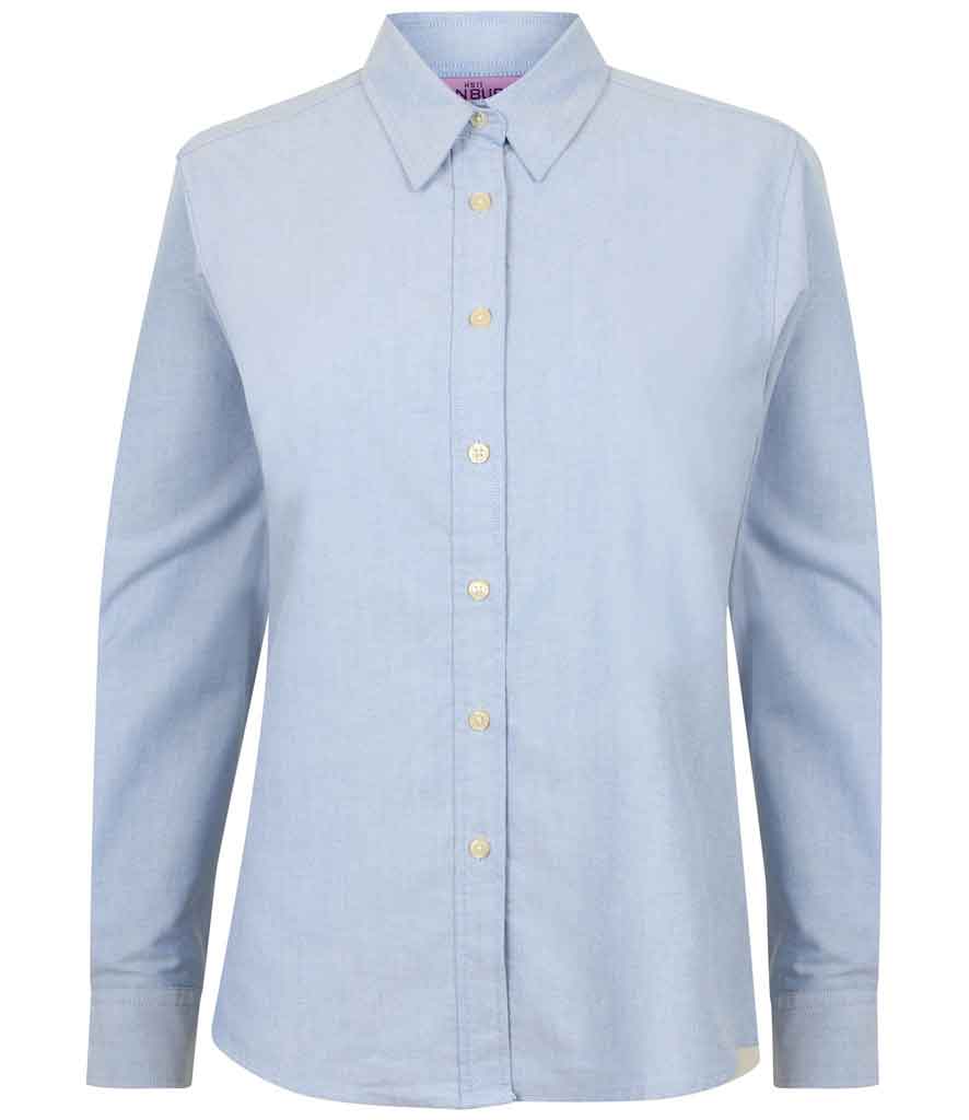 Henbury H511 Ladies Long Sleeve Classic Oxford Shirt