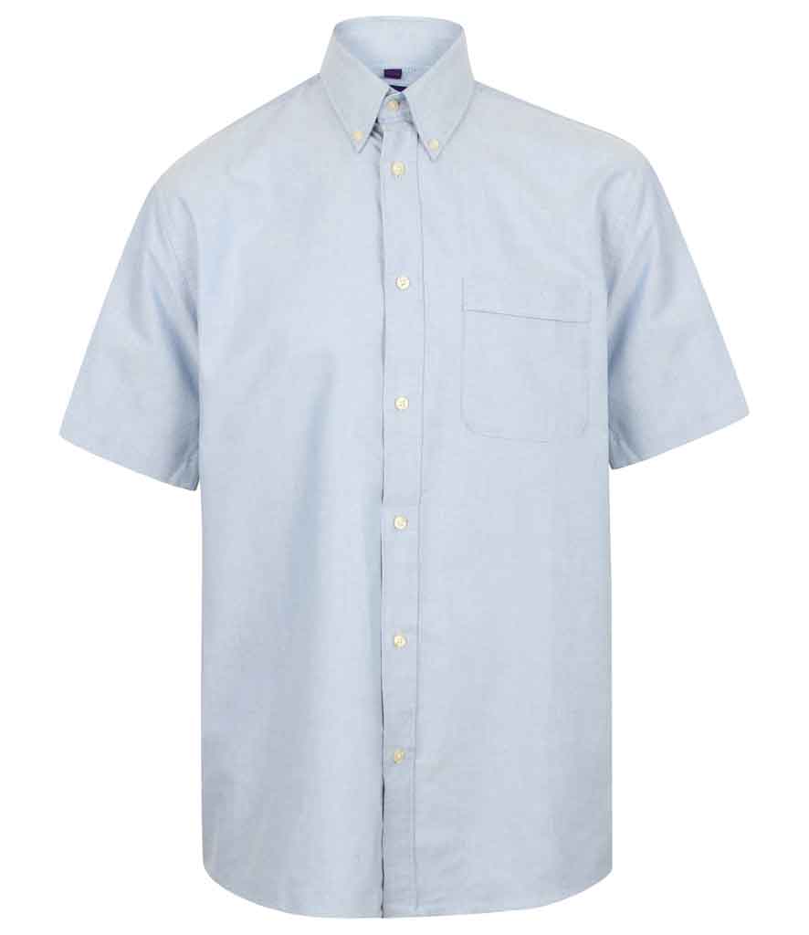 Henbury H515 Short Sleeve Classic Oxford Shirt