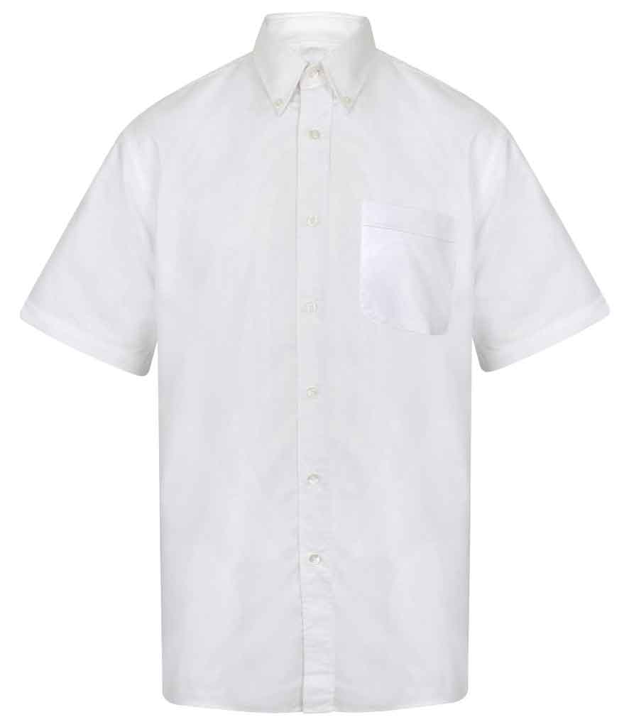 Henbury H515 Short Sleeve Classic Oxford Shirt