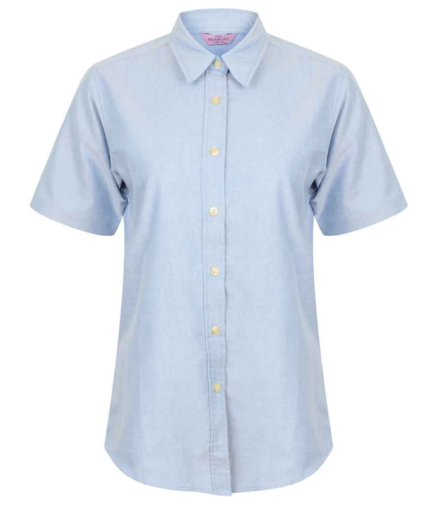 Henbury H516 Ladies Short Sleeve Oxford Shirt
