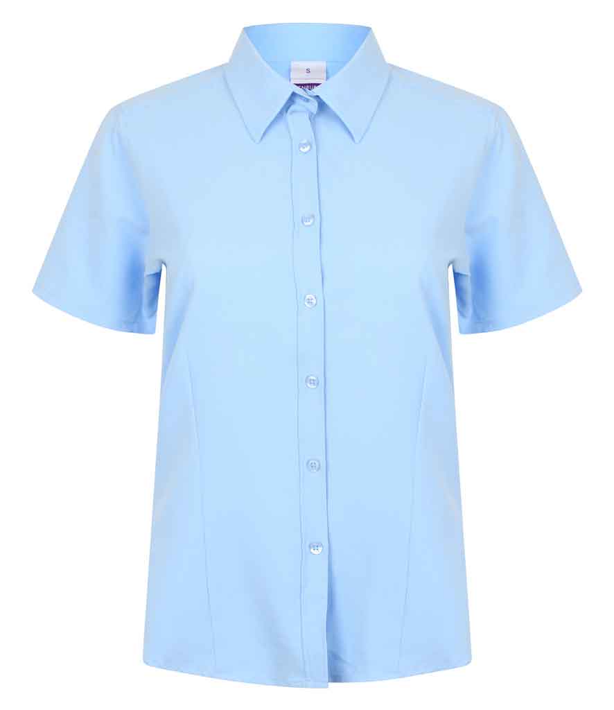 Henbury H596 Ladies Short Sleeve Wicking Shirt