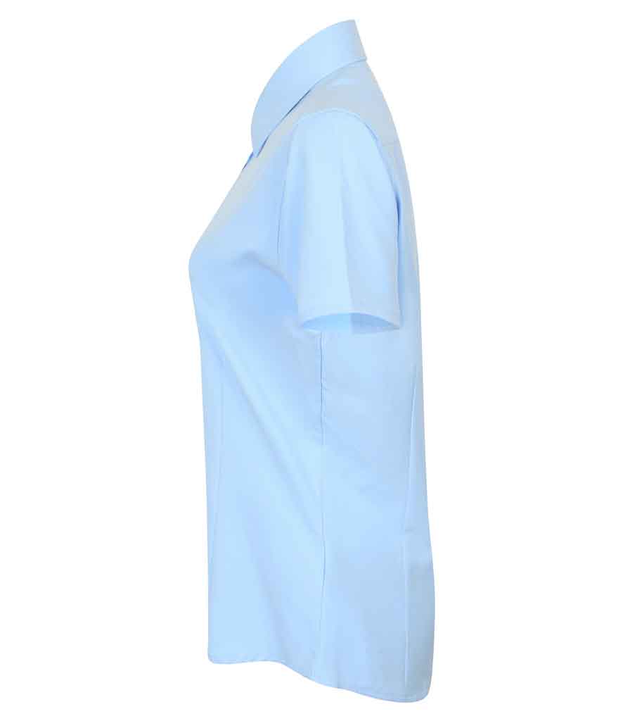 Henbury H596 Ladies Short Sleeve Wicking Shirt