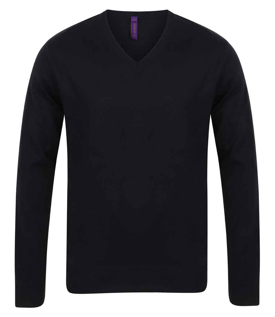 Henbury H720 Mens V Neck Sweater