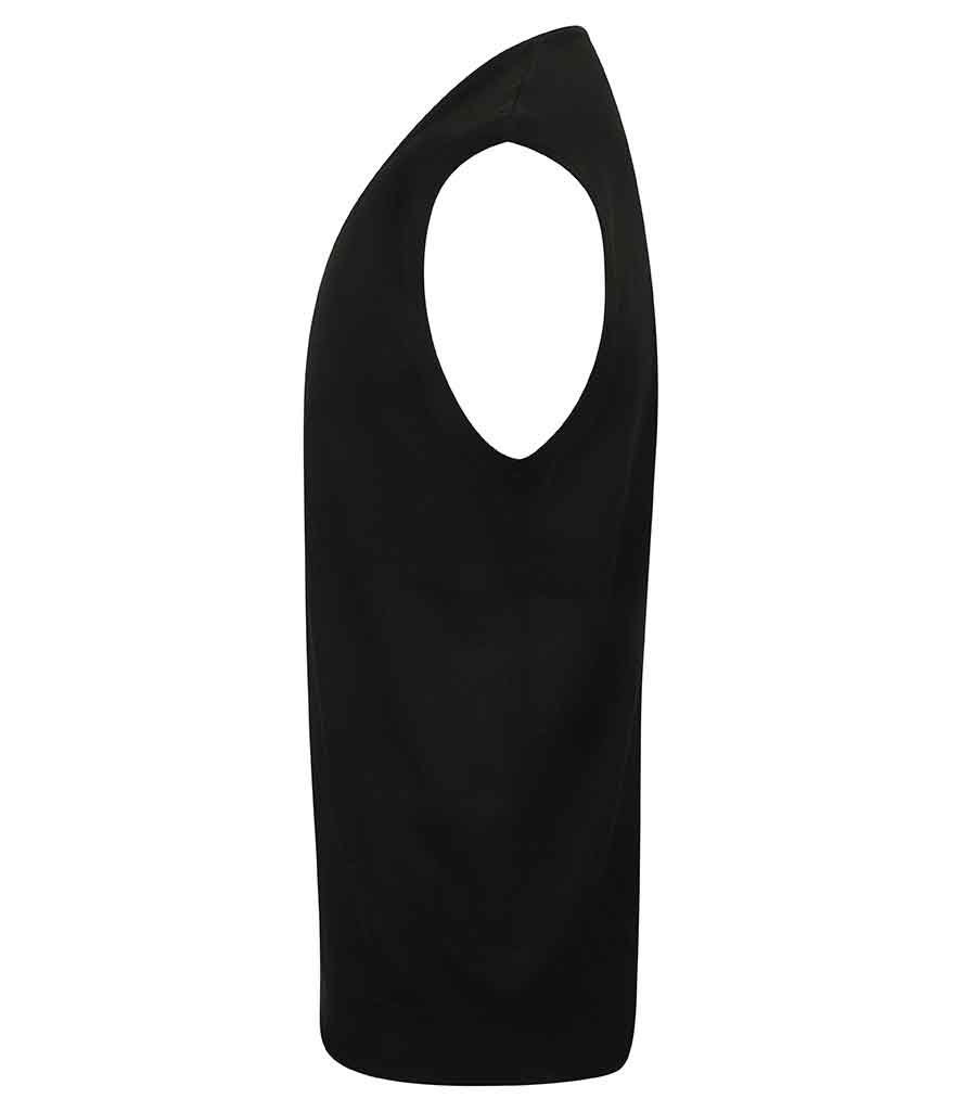 Henbury H724 Sleeveless V Neck Sweater