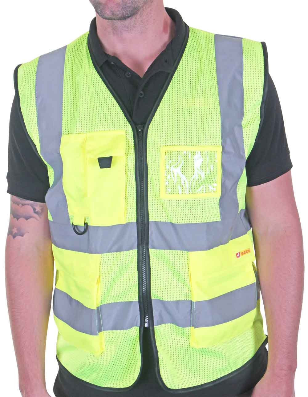 Beeswift HVMWEXEC Executive Mesh Waistcoat