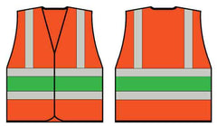 Beeswift HVVA2 Orange Wceng Vest With Contrast Band
