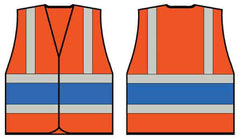 Beeswift HVVA2 Orange Wceng Vest With Contrast Band