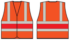 Beeswift HVVA2 Orange Wceng Vest With Contrast Band