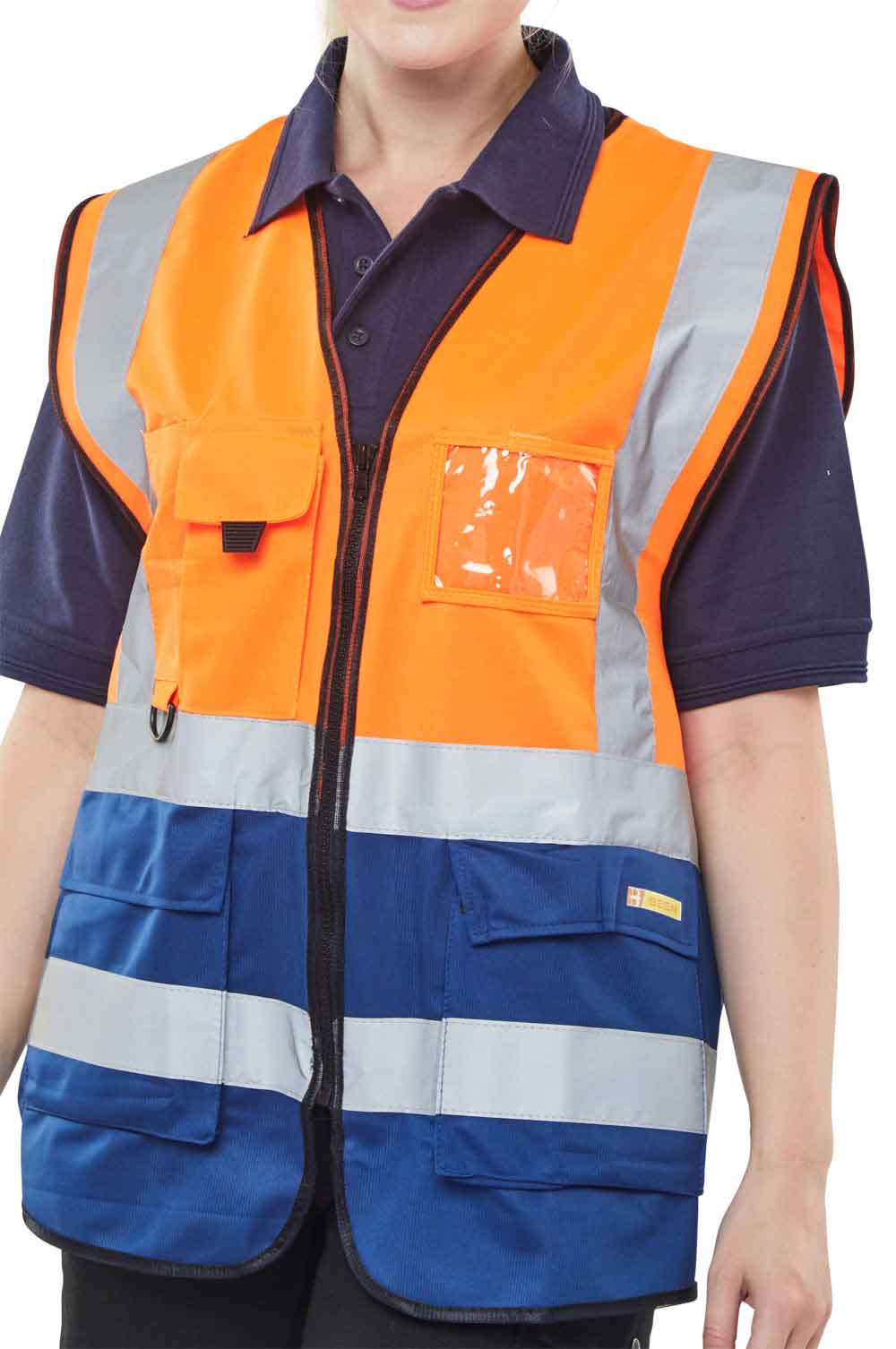 Beeswift HVWCTT Two Tone Executive Waistcoat