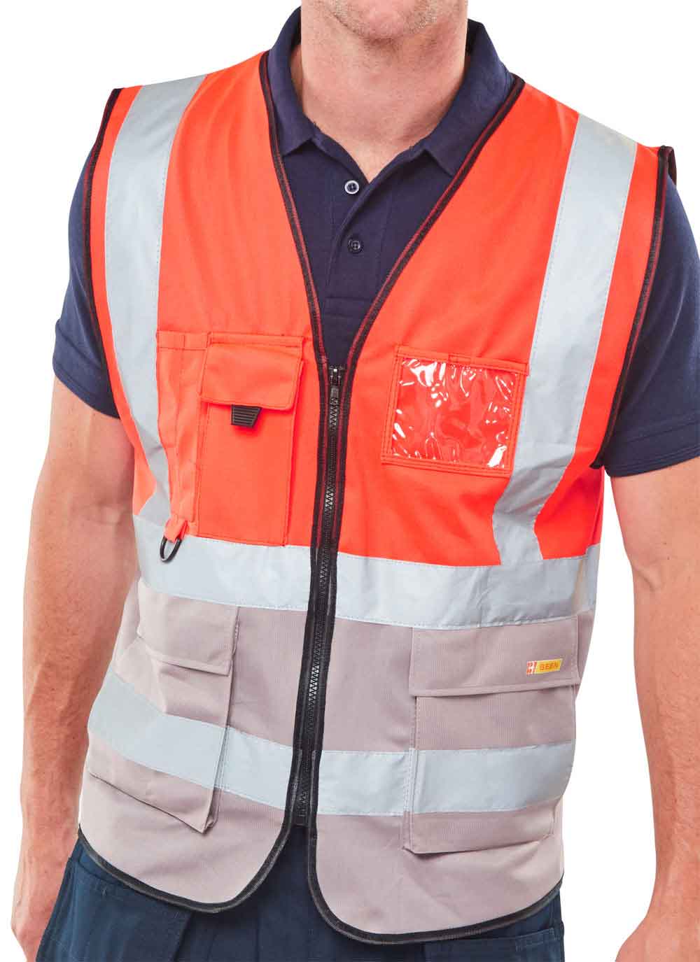 Beeswift HVWCTT Two Tone Executive Waistcoat