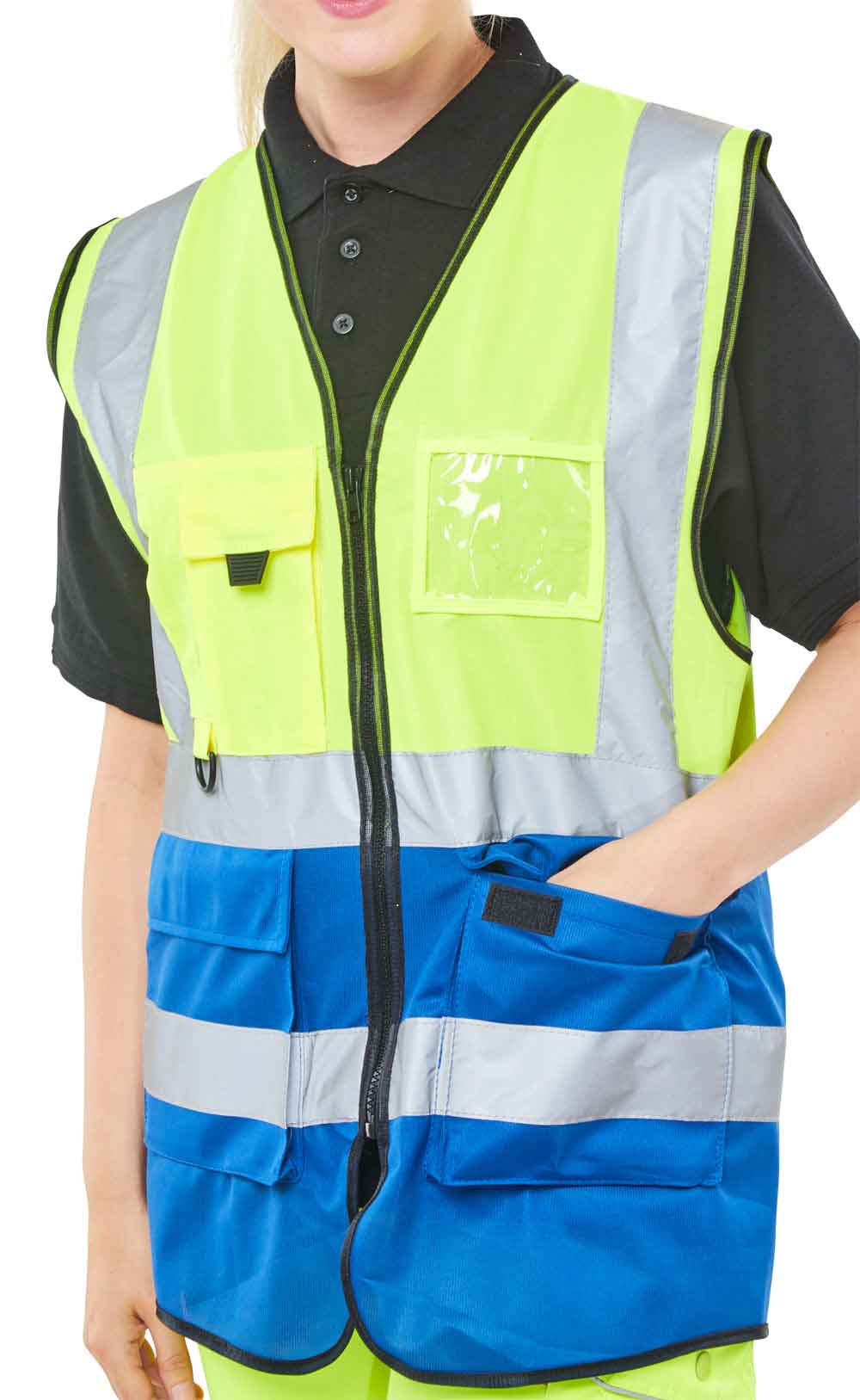 Beeswift HVWCTT Two Tone Executive Waistcoat