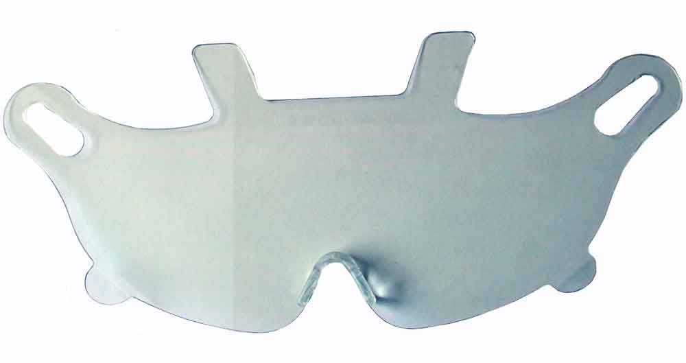 Scott HXSPEC Retractable Eyeshield Clr Pk10