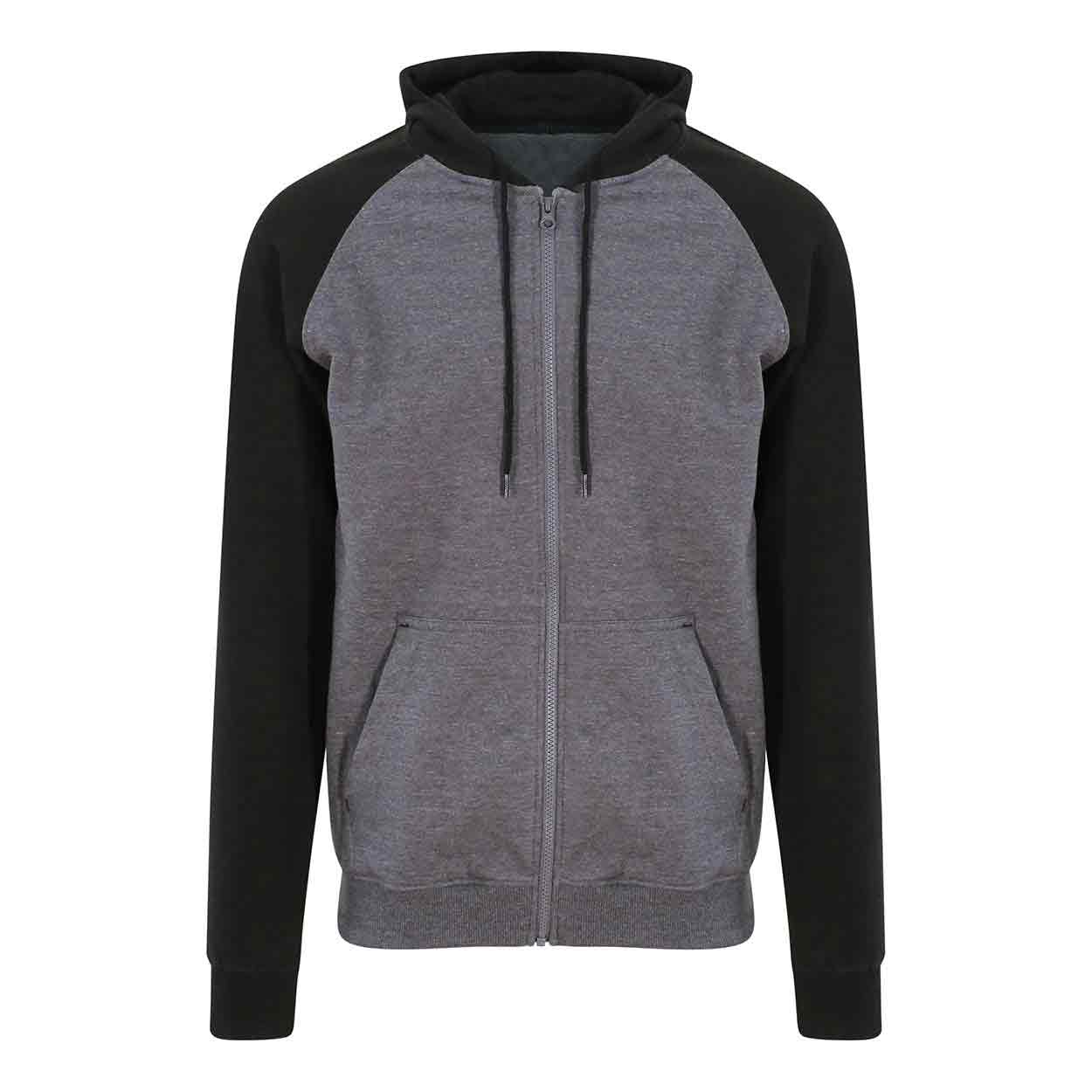 AWDis Just Hoods JH063 Baseball Zoodie