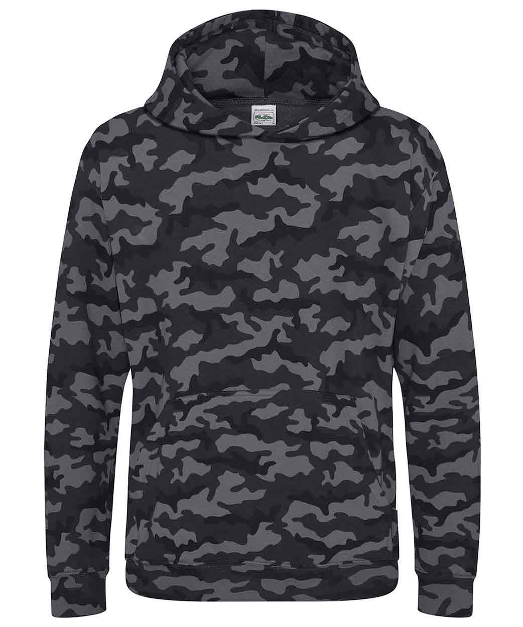 AWDis Just Hoods JH14J Kids camo hoodie