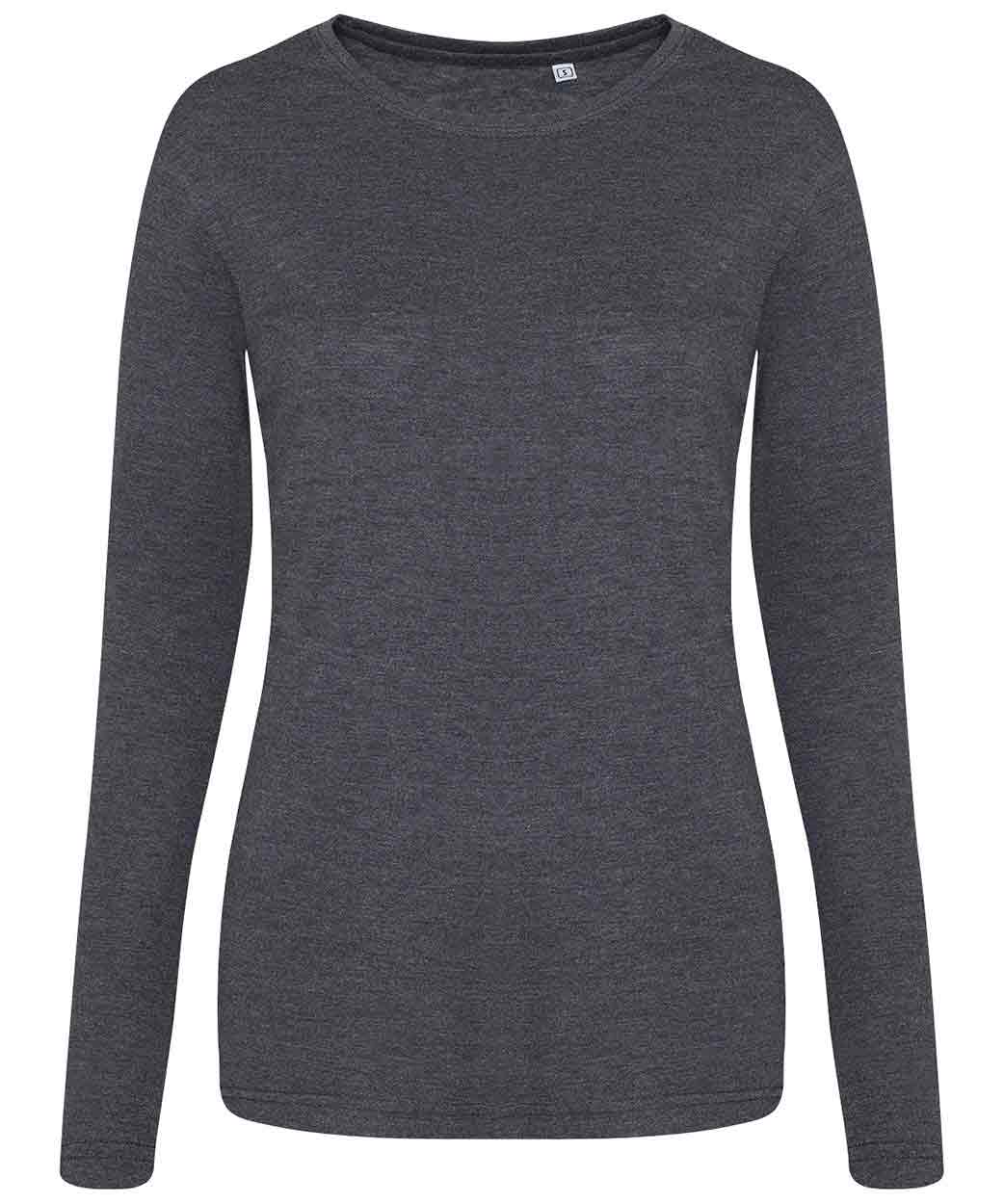 AWDis Just T's JT02F Women's Tri-Blend Long Sleeved T-Shirt