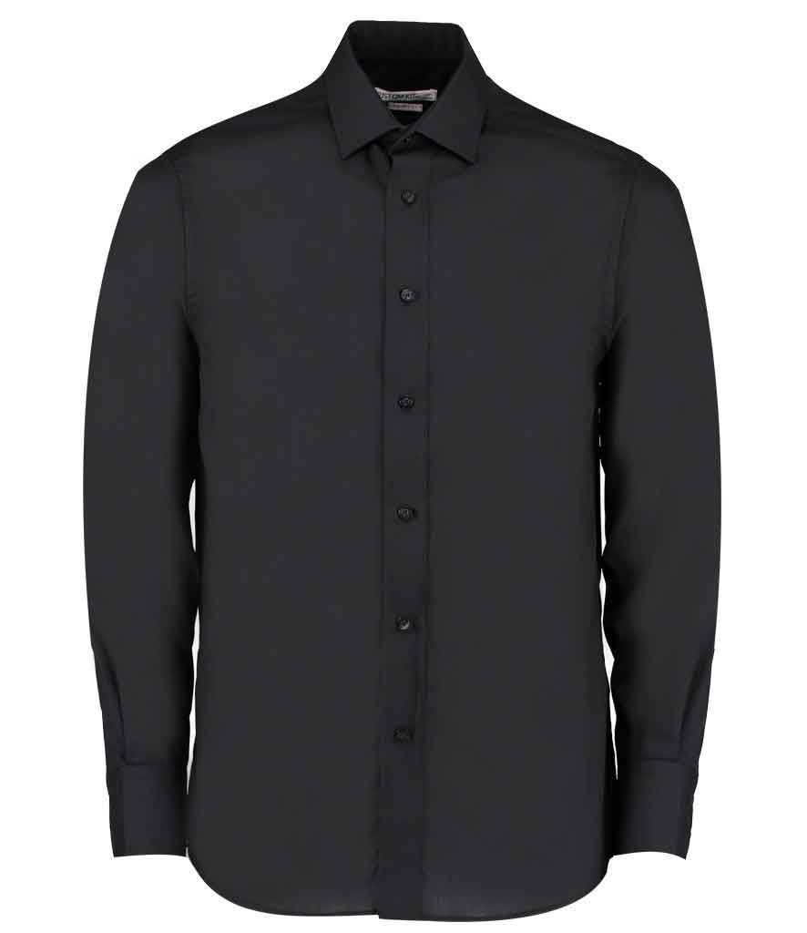 Kustom Kit K131 Long Sleeve Tailored Fit Business Shirt