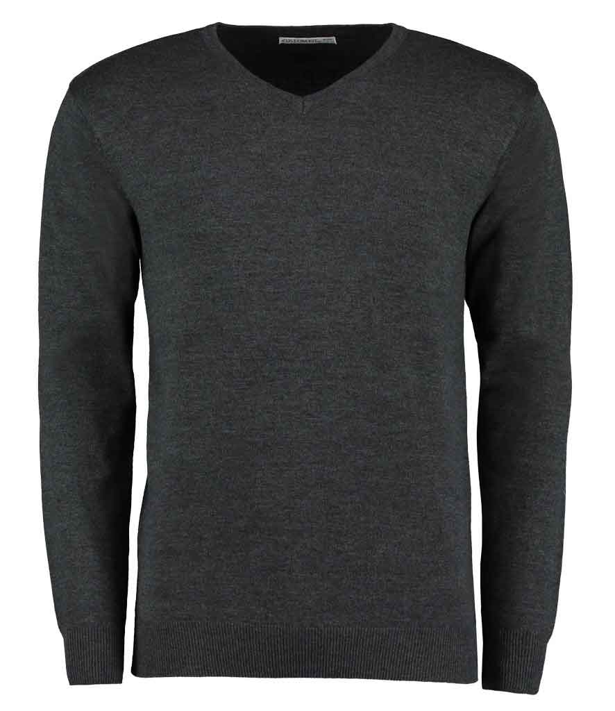 Kustom Kit K352 Arundel Cotton Acrylic V Neck Sweater