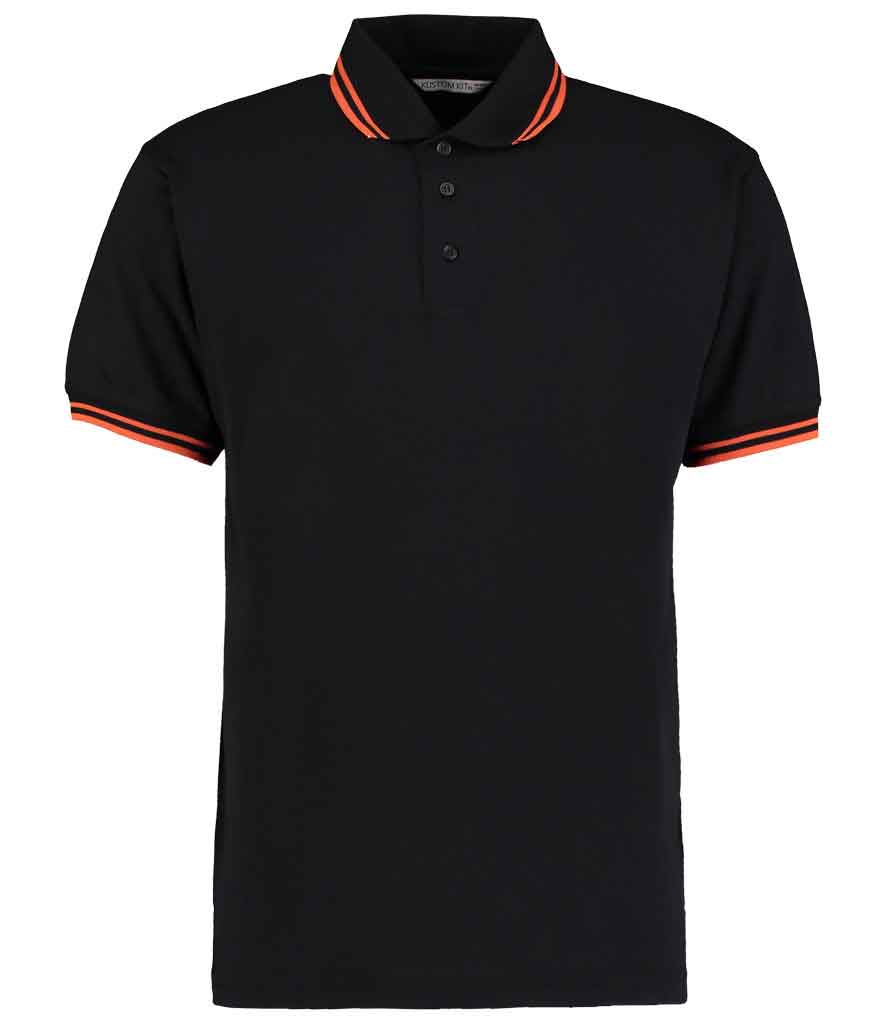 Kustom Kit K409 Contrast Tipped Pique Polo Shirt